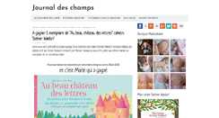 Desktop Screenshot of journaldeschamps.fr